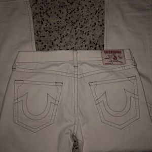 White True Religion Jeans worn 1 time